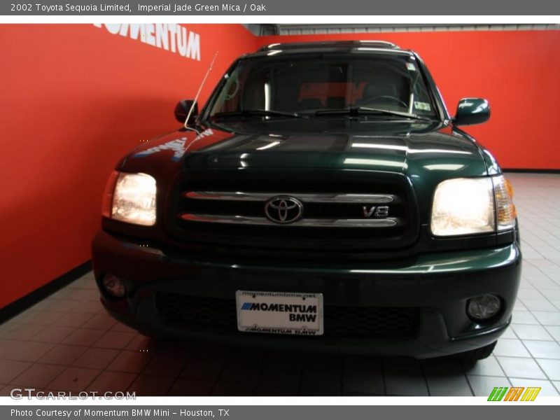Imperial Jade Green Mica / Oak 2002 Toyota Sequoia Limited