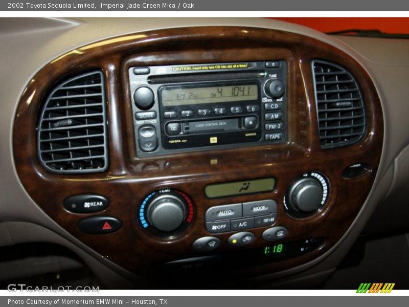 Imperial Jade Green Mica / Oak 2002 Toyota Sequoia Limited