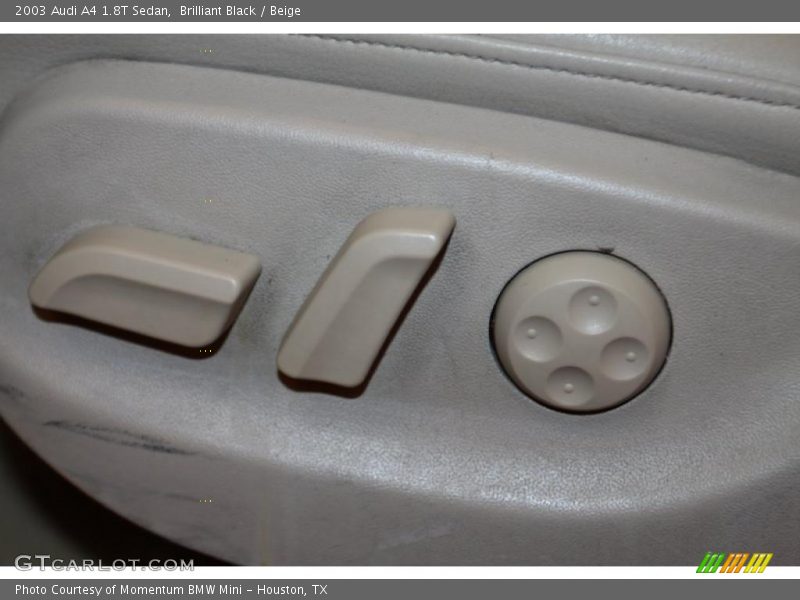 Brilliant Black / Beige 2003 Audi A4 1.8T Sedan