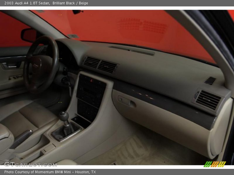Brilliant Black / Beige 2003 Audi A4 1.8T Sedan