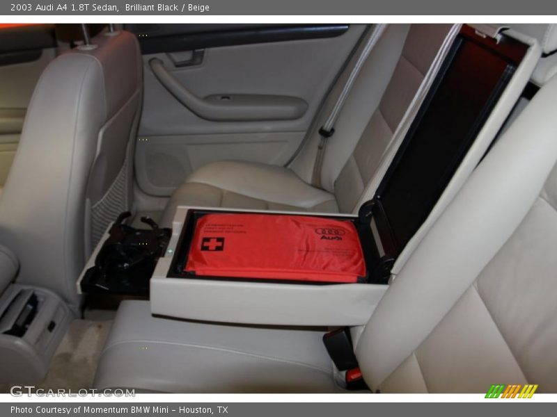Brilliant Black / Beige 2003 Audi A4 1.8T Sedan
