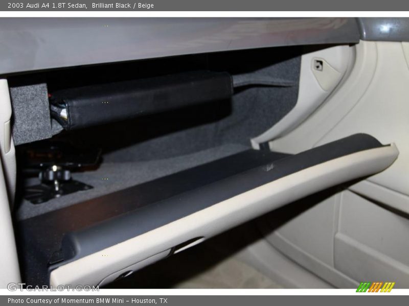 Brilliant Black / Beige 2003 Audi A4 1.8T Sedan