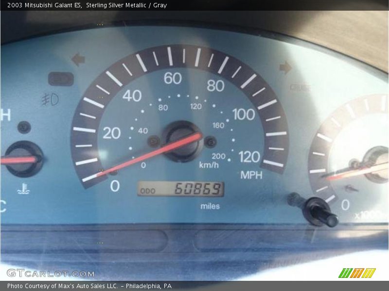Sterling Silver Metallic / Gray 2003 Mitsubishi Galant ES