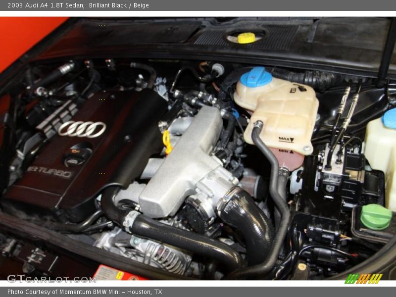 Brilliant Black / Beige 2003 Audi A4 1.8T Sedan