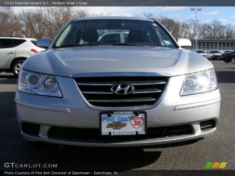 Radiant Silver / Gray 2010 Hyundai Sonata GLS