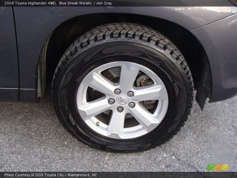 Blue Streak Metallic / Ash Gray 2008 Toyota Highlander 4WD