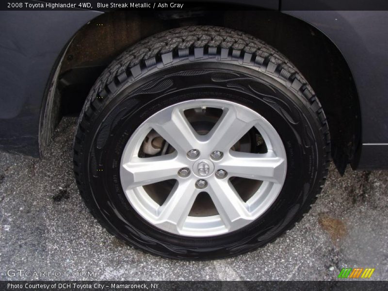 Blue Streak Metallic / Ash Gray 2008 Toyota Highlander 4WD