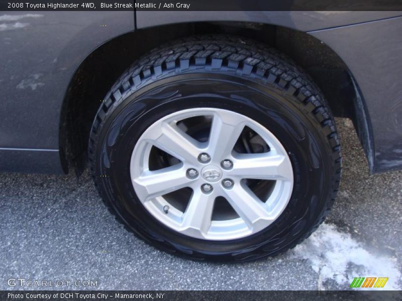 Blue Streak Metallic / Ash Gray 2008 Toyota Highlander 4WD