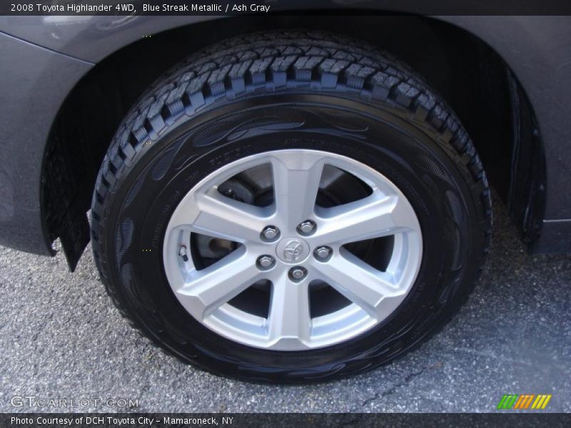Blue Streak Metallic / Ash Gray 2008 Toyota Highlander 4WD
