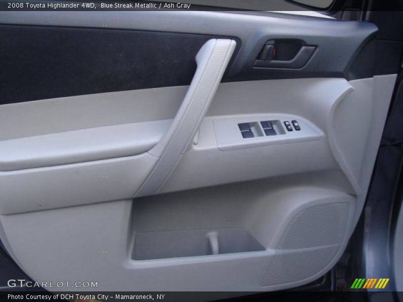 Blue Streak Metallic / Ash Gray 2008 Toyota Highlander 4WD