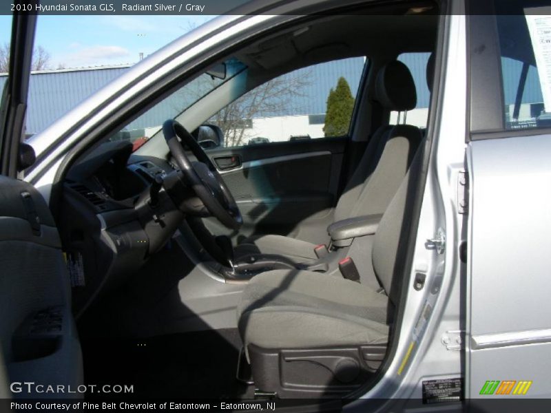 Radiant Silver / Gray 2010 Hyundai Sonata GLS