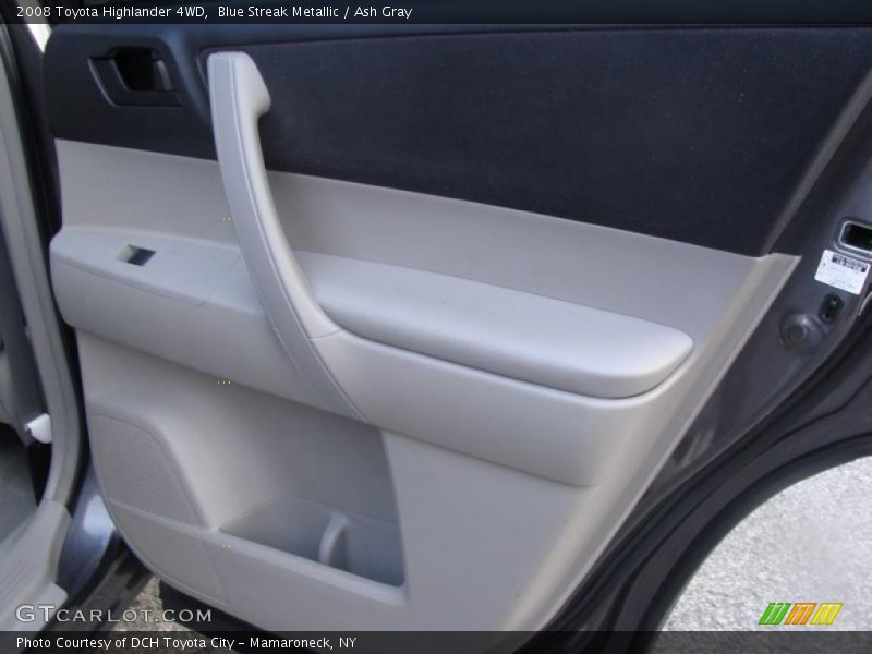 Blue Streak Metallic / Ash Gray 2008 Toyota Highlander 4WD