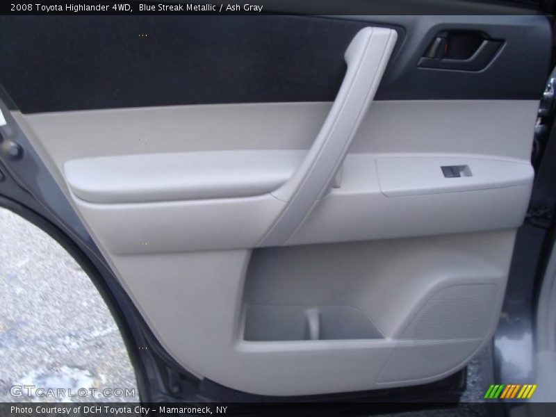 Blue Streak Metallic / Ash Gray 2008 Toyota Highlander 4WD