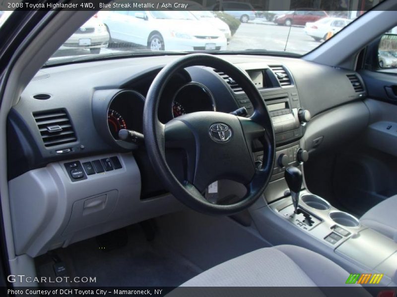 Blue Streak Metallic / Ash Gray 2008 Toyota Highlander 4WD
