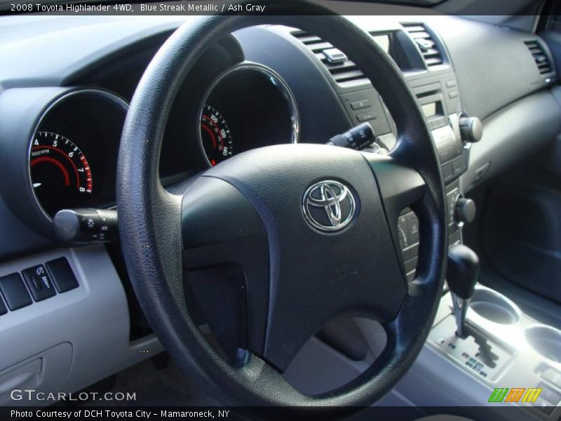 Blue Streak Metallic / Ash Gray 2008 Toyota Highlander 4WD