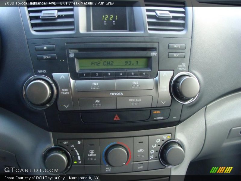Blue Streak Metallic / Ash Gray 2008 Toyota Highlander 4WD