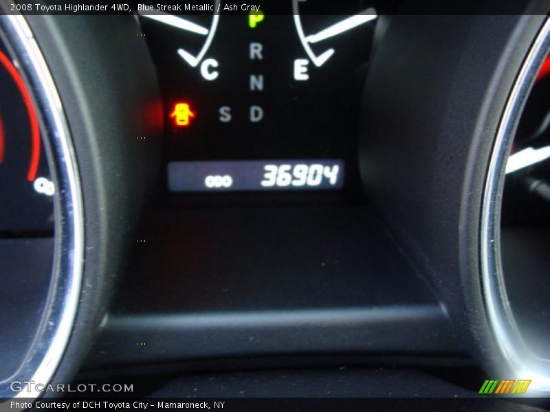 Blue Streak Metallic / Ash Gray 2008 Toyota Highlander 4WD