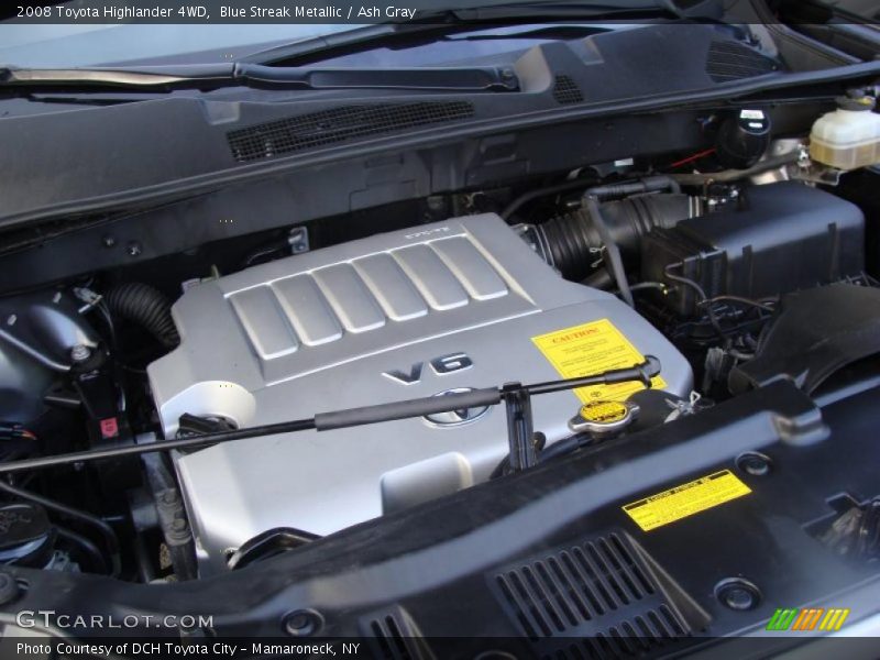 Blue Streak Metallic / Ash Gray 2008 Toyota Highlander 4WD