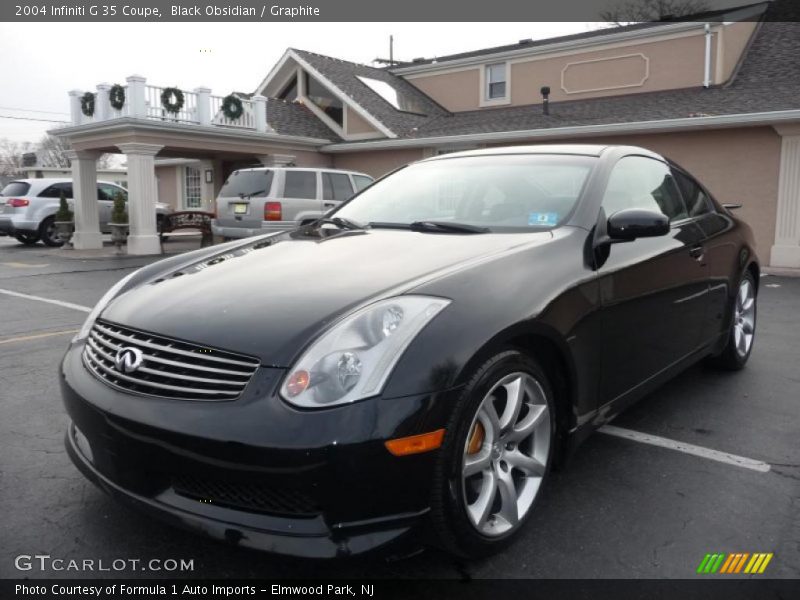 Black Obsidian / Graphite 2004 Infiniti G 35 Coupe