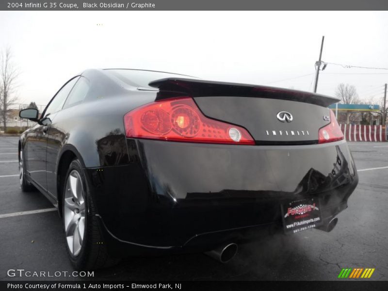 Black Obsidian / Graphite 2004 Infiniti G 35 Coupe