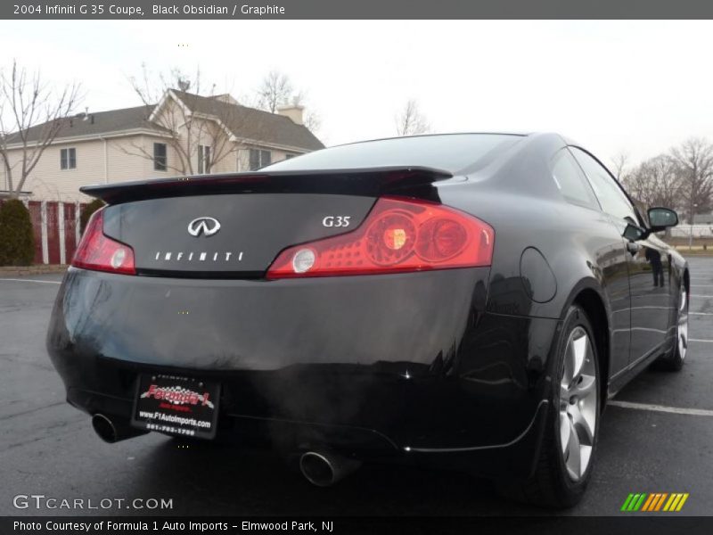 Black Obsidian / Graphite 2004 Infiniti G 35 Coupe