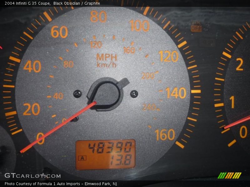 Black Obsidian / Graphite 2004 Infiniti G 35 Coupe