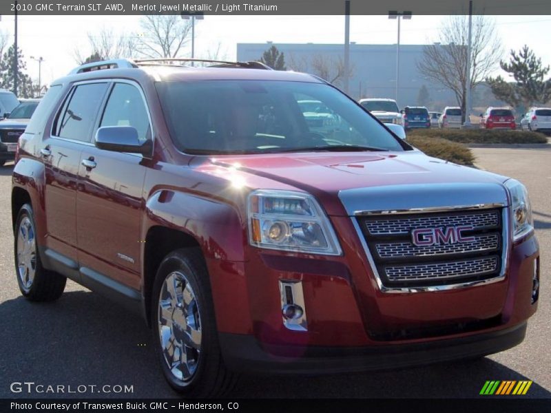 Merlot Jewel Metallic / Light Titanium 2010 GMC Terrain SLT AWD