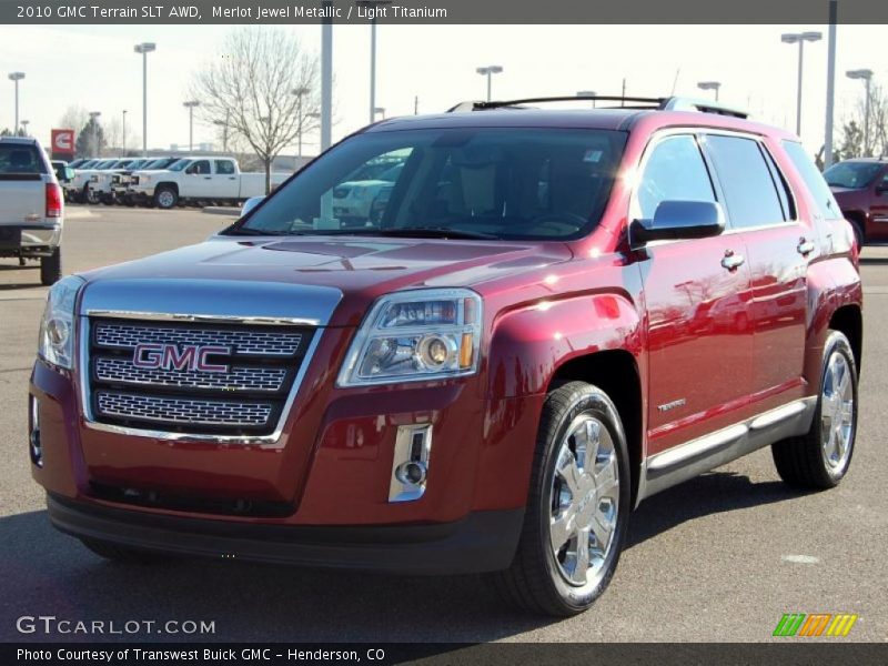 Front 3/4 View of 2010 Terrain SLT AWD