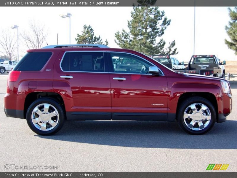 Merlot Jewel Metallic / Light Titanium 2010 GMC Terrain SLT AWD