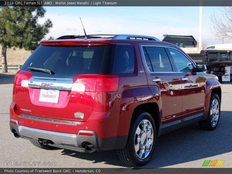 Merlot Jewel Metallic / Light Titanium 2010 GMC Terrain SLT AWD