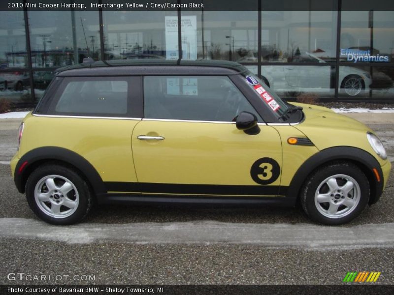 Interchange Yellow / Grey/Carbon Black 2010 Mini Cooper Hardtop