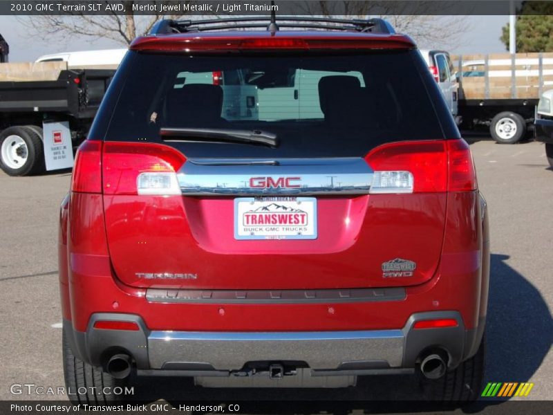 Merlot Jewel Metallic / Light Titanium 2010 GMC Terrain SLT AWD