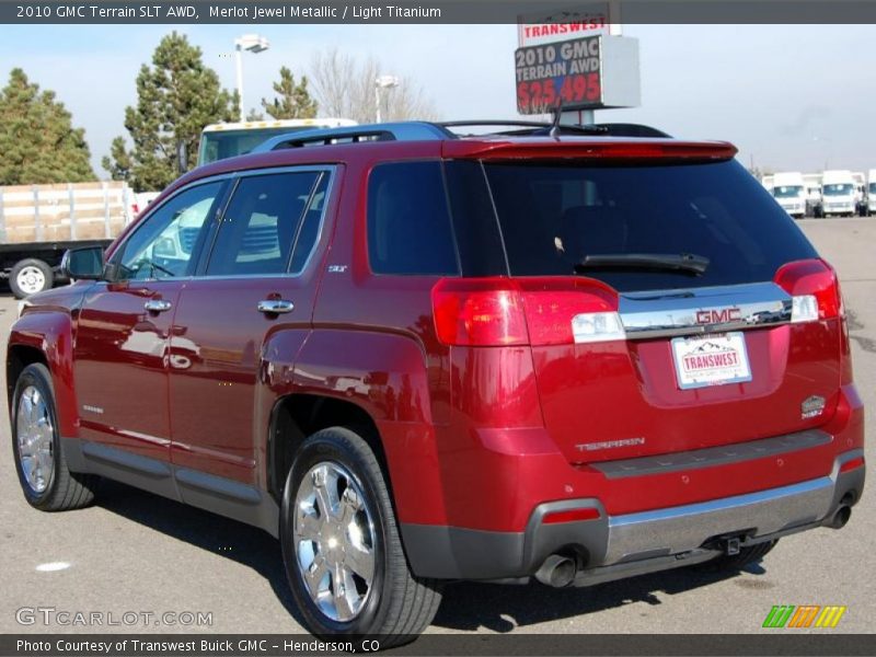 Merlot Jewel Metallic / Light Titanium 2010 GMC Terrain SLT AWD