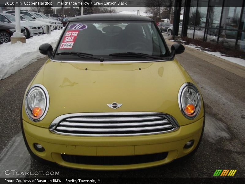 Interchange Yellow / Grey/Carbon Black 2010 Mini Cooper Hardtop