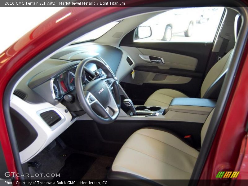  2010 Terrain SLT AWD Light Titanium Interior