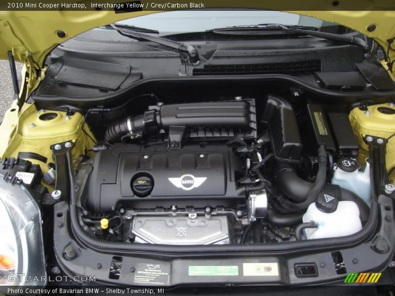 Interchange Yellow / Grey/Carbon Black 2010 Mini Cooper Hardtop