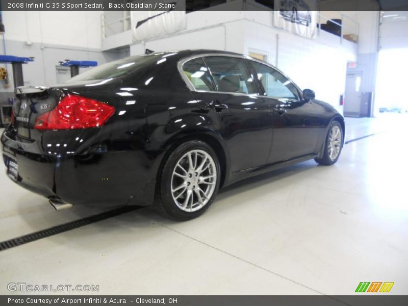 Black Obsidian / Stone 2008 Infiniti G 35 S Sport Sedan