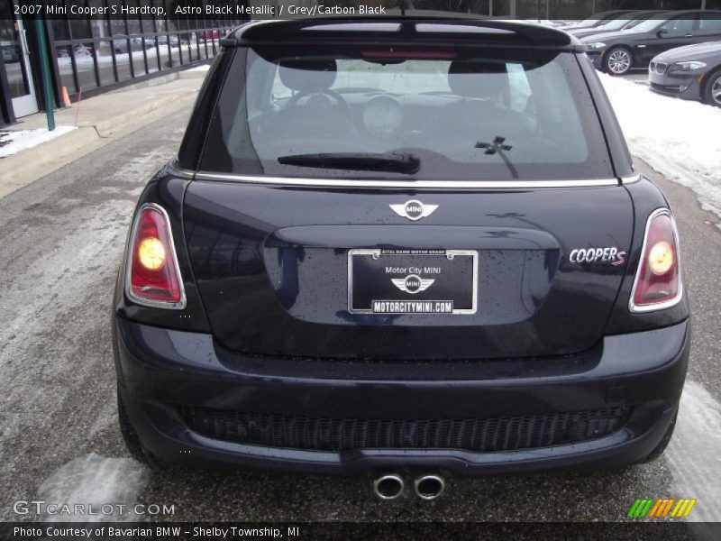 Astro Black Metallic / Grey/Carbon Black 2007 Mini Cooper S Hardtop