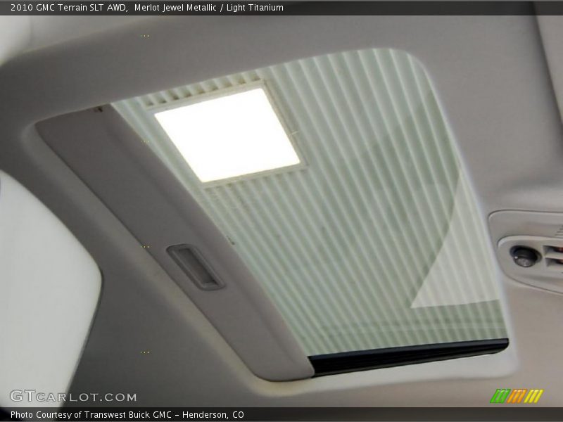 Sunroof of 2010 Terrain SLT AWD