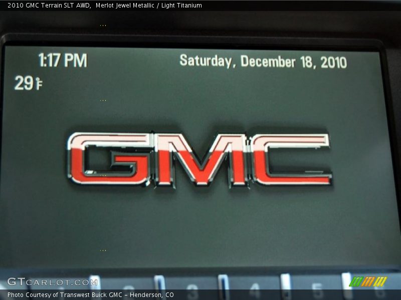 Merlot Jewel Metallic / Light Titanium 2010 GMC Terrain SLT AWD