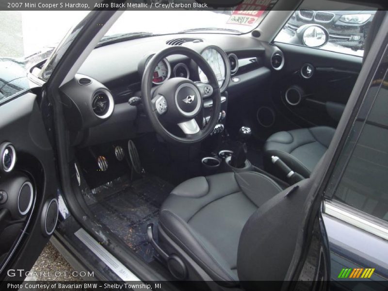 Astro Black Metallic / Grey/Carbon Black 2007 Mini Cooper S Hardtop