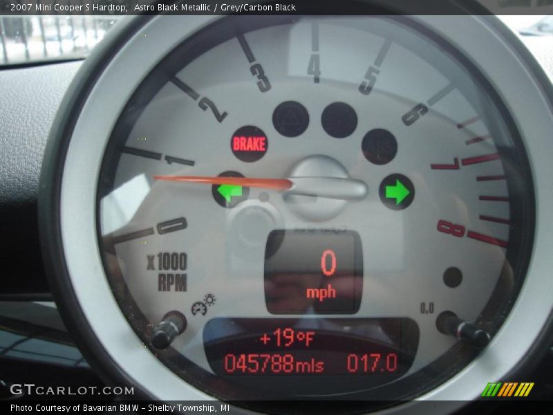Astro Black Metallic / Grey/Carbon Black 2007 Mini Cooper S Hardtop