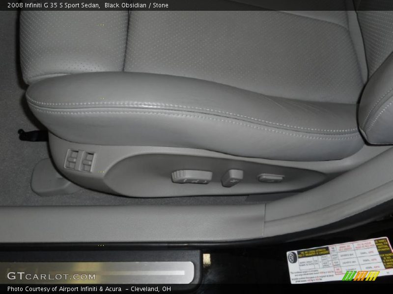 Black Obsidian / Stone 2008 Infiniti G 35 S Sport Sedan