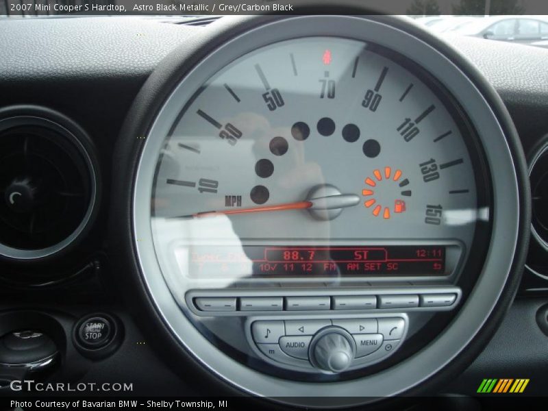 Astro Black Metallic / Grey/Carbon Black 2007 Mini Cooper S Hardtop