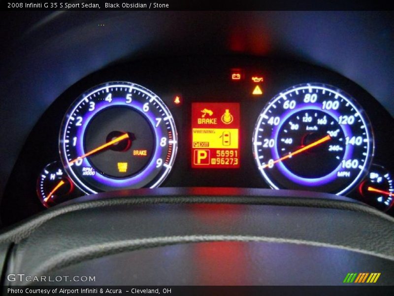  2008 G 35 S Sport Sedan 35 S Sport Sedan Gauges