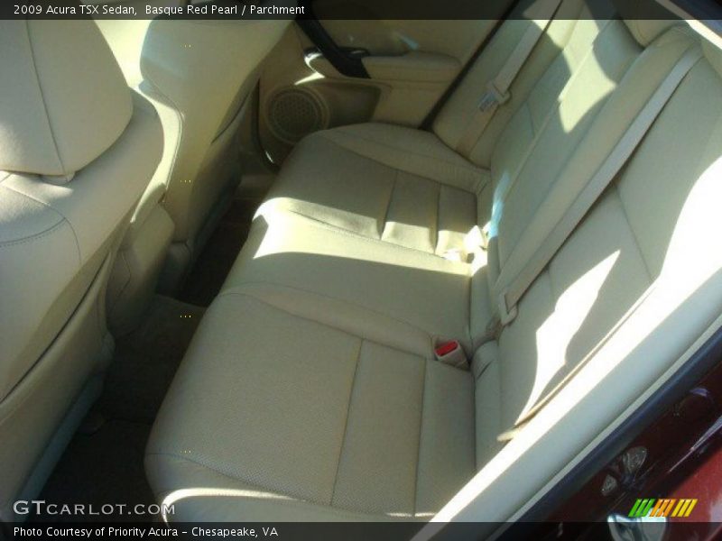 Basque Red Pearl / Parchment 2009 Acura TSX Sedan