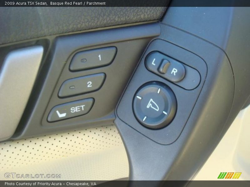 Basque Red Pearl / Parchment 2009 Acura TSX Sedan