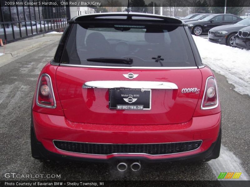 Chili Red / Black/Grey 2009 Mini Cooper S Hardtop
