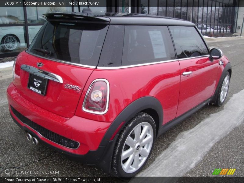 Chili Red / Black/Grey 2009 Mini Cooper S Hardtop