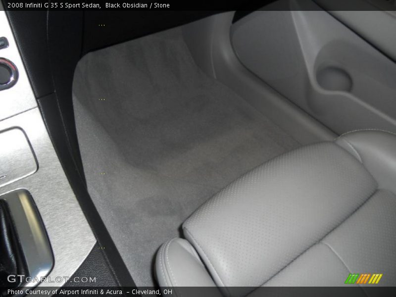 Black Obsidian / Stone 2008 Infiniti G 35 S Sport Sedan